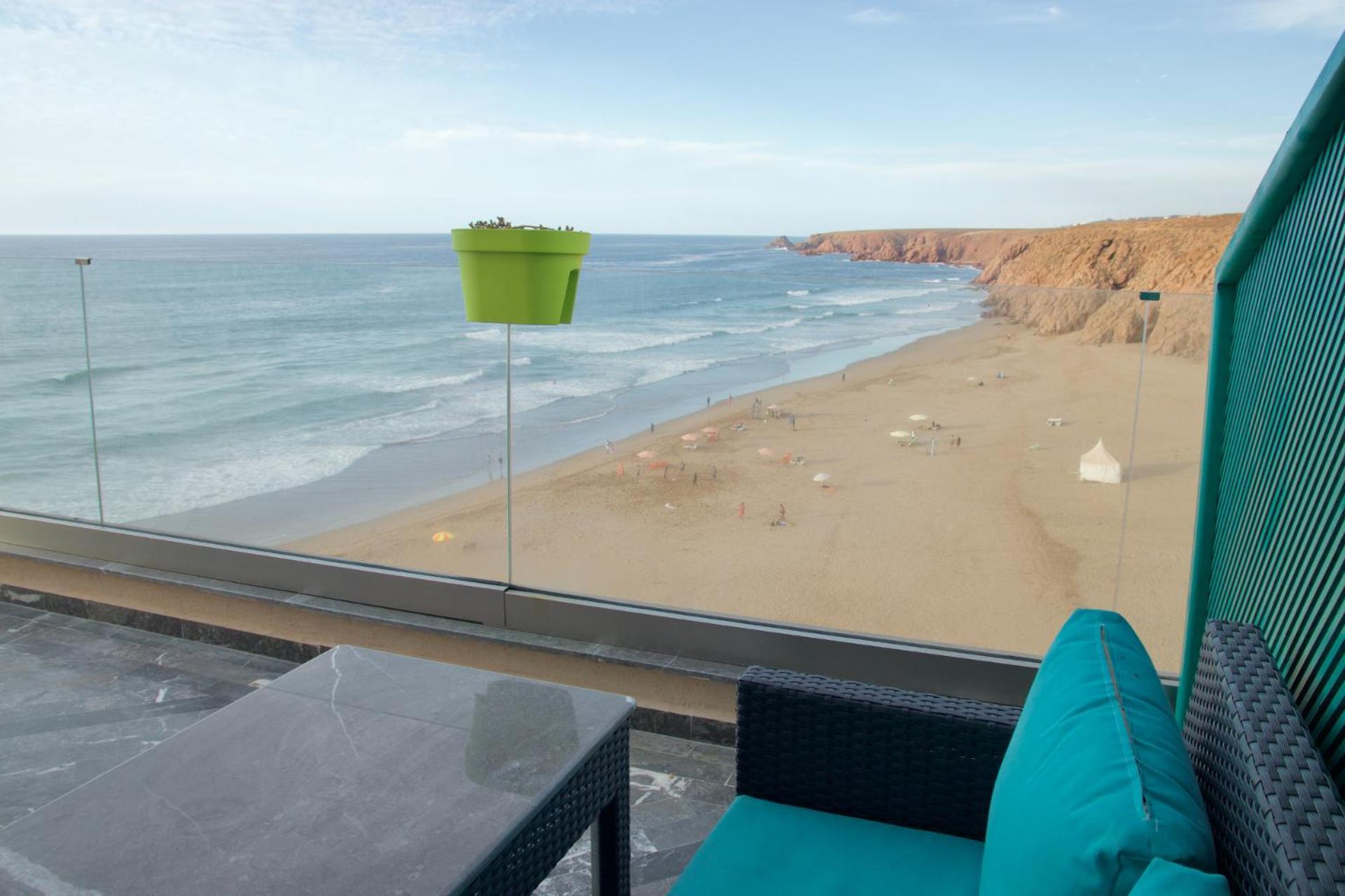 Ferienwohnung Amwaj Appts Mirleft Exterior foto