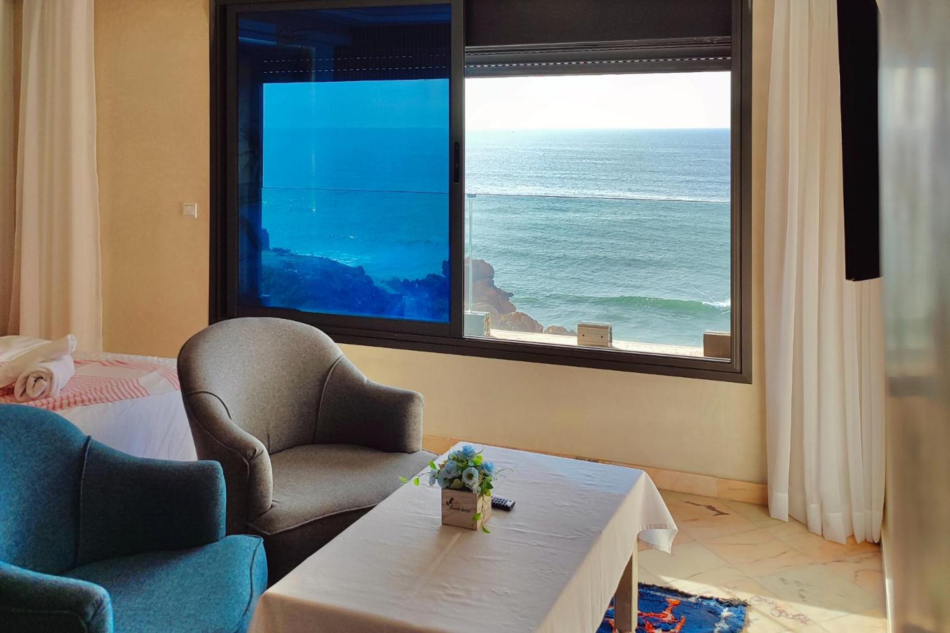 Ferienwohnung Amwaj Appts Mirleft Exterior foto