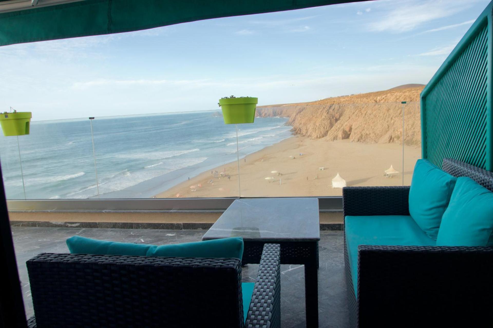 Ferienwohnung Amwaj Appts Mirleft Exterior foto