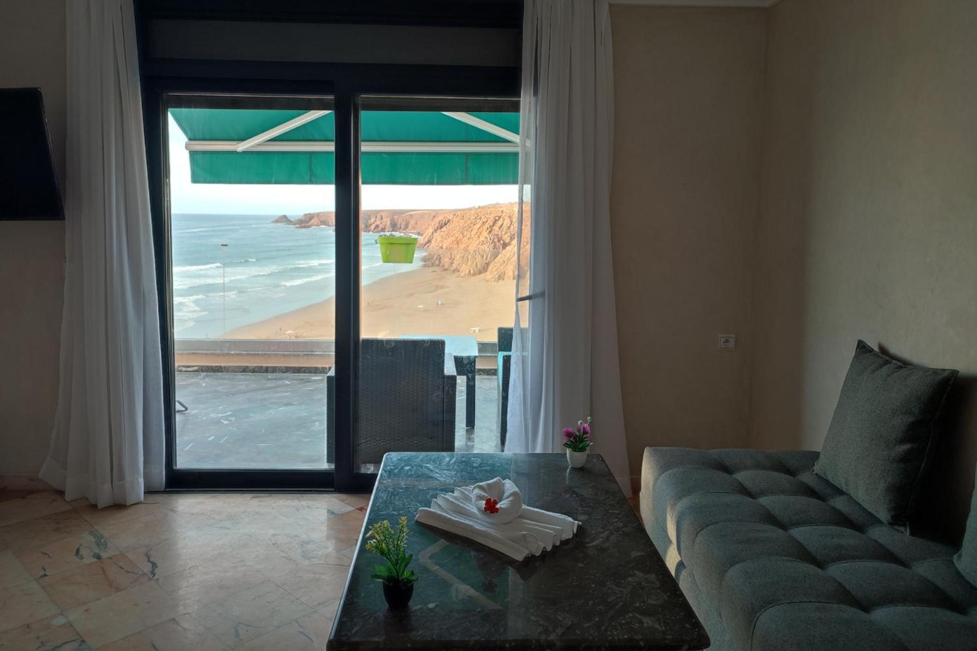 Ferienwohnung Amwaj Appts Mirleft Exterior foto