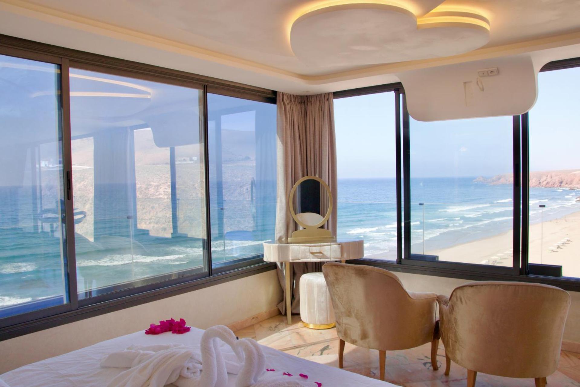 Ferienwohnung Amwaj Appts Mirleft Exterior foto