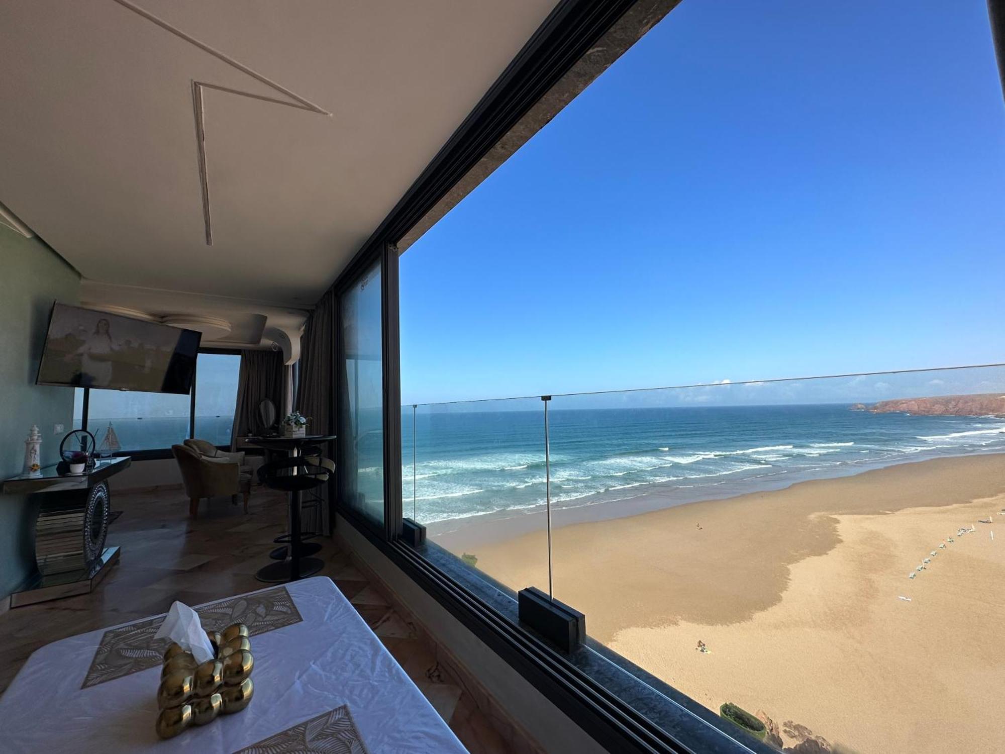 Ferienwohnung Amwaj Appts Mirleft Exterior foto