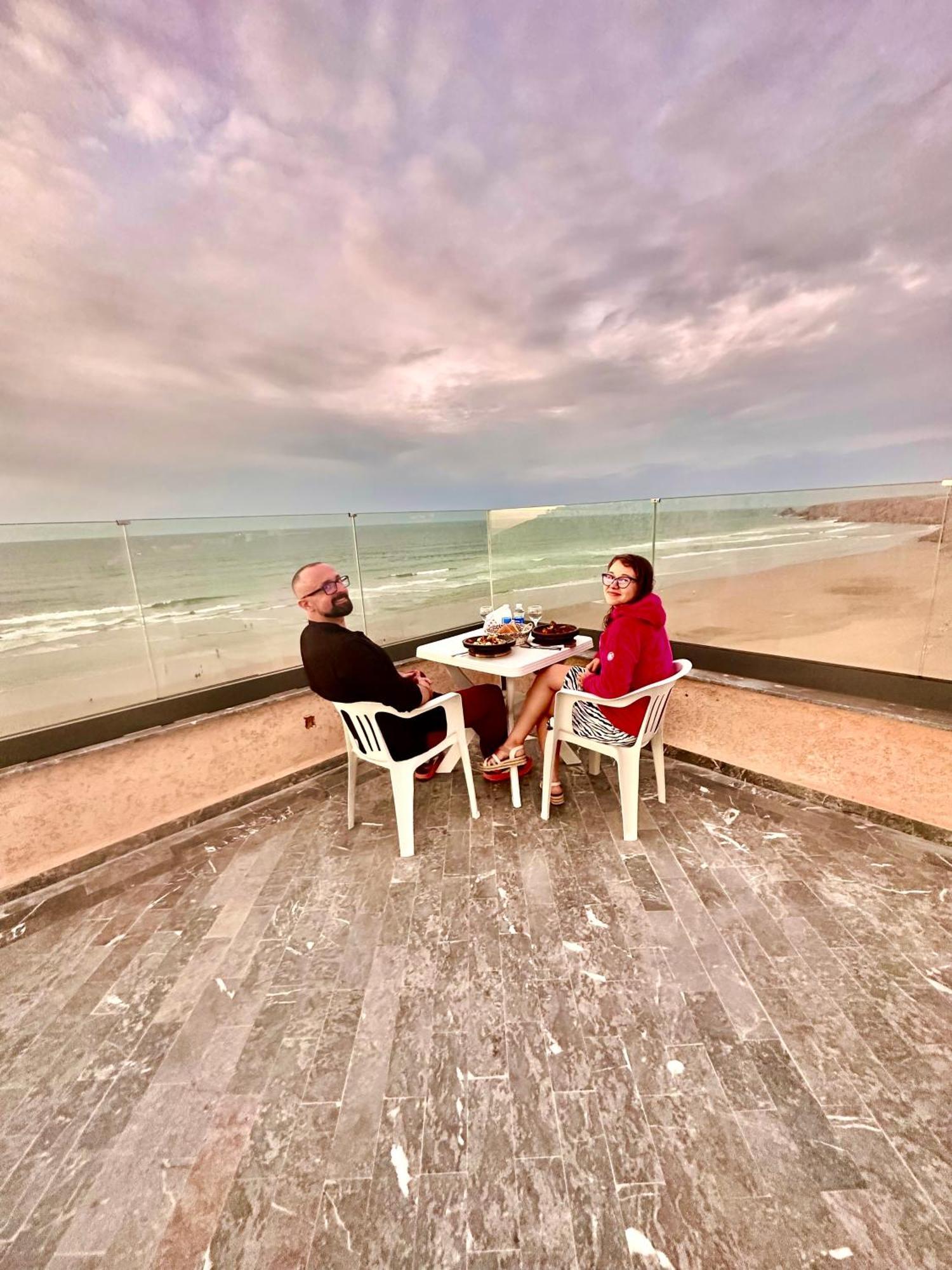 Ferienwohnung Amwaj Appts Mirleft Exterior foto